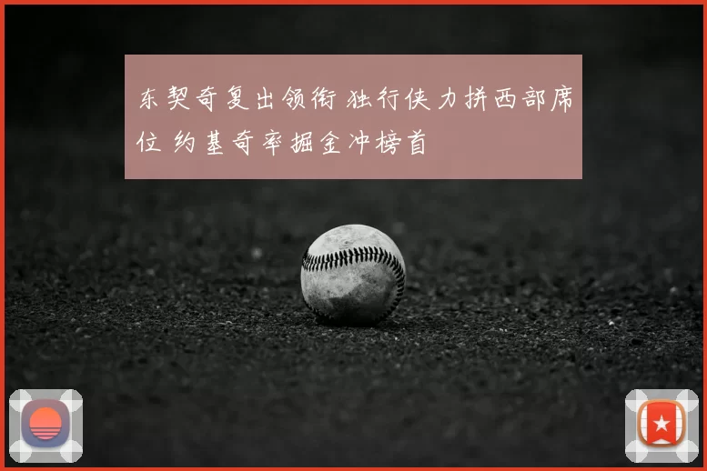 东契奇复出领衔 独行侠力拼西部席位 约基奇率掘金冲榜首