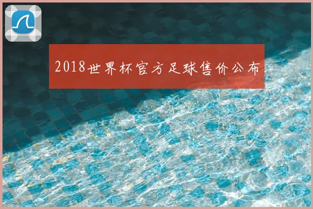 2018世界杯官方足球售价公布